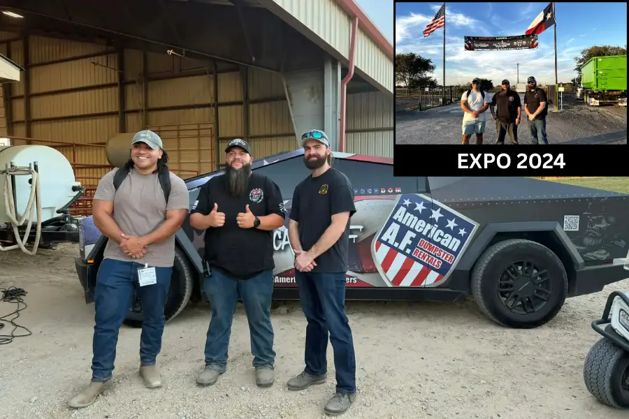 The Magnate Productions crew after the Dumpster Expo 2025